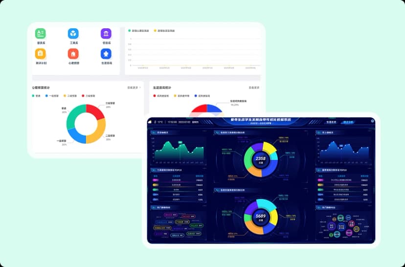Career Visualization Dashboard Interface